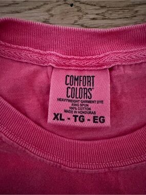 Comfort Colors | Fuchsia Crew Neck Tee | XL